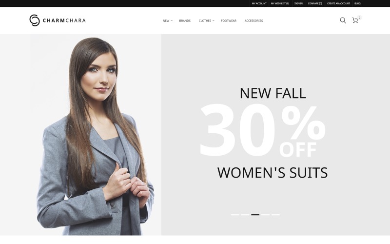 модный магазин magento theme