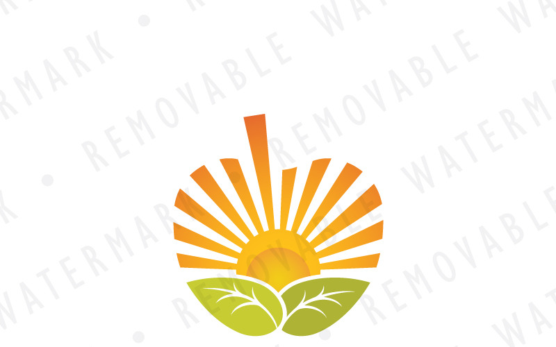 Download Шаблон логотипа "Apple Sunrise Logo Template" / Apple Sunrise Logo Template - Шаблон логотипа на тему графика fruit apple food sun organic energy garden hope natural sunrise farm eat orchard logo design template juice vitamin nutrition grocery