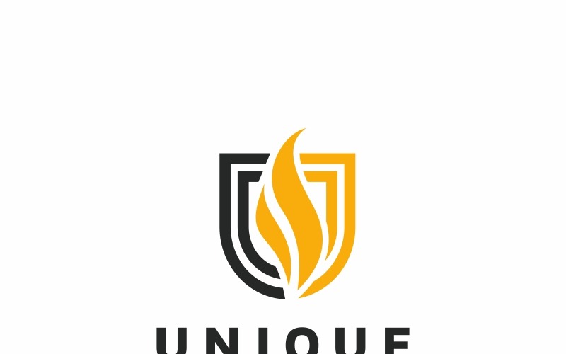 Download Шаблон логотипа "Unique U Letter Fire Logo Template" / Unique U Letter Fire Logo Template - Шаблон логотипа на тему графика abstract burn business companies creatives fire great hand drawn hell hot illustration illustrative orange passion red related sketch yellow u