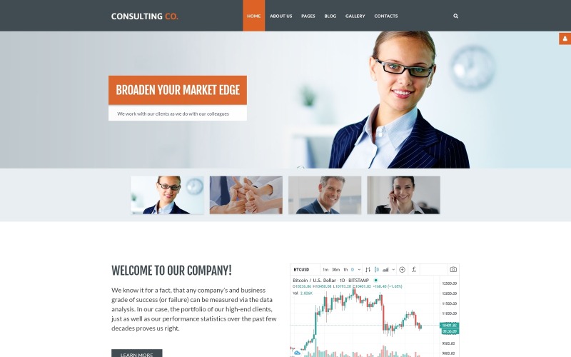 консалтинговый корпоративный шаблон joomla