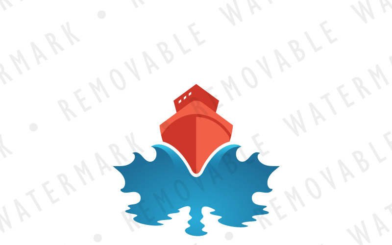 Download Шаблон логотипа "Maple Leaf Cruise Logo Template" / Maple Leaf Cruise Logo Template - Шаблон логотипа на тему графика travel ship ocean sea maple voyage marine sail boat cruise transatlantic tour transportation shipping logistics canada logo design template harbor