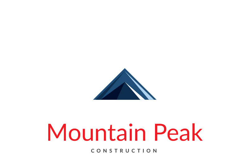 Download Шаблон логотипа "Mountain Peak Logo Template" / Mountain Peak Logo Template - Шаблон логотипа на тему графика data adventure eagle peak eco business economy media pyramid finance mountain financial mount free climbing geometric stats green valley eps