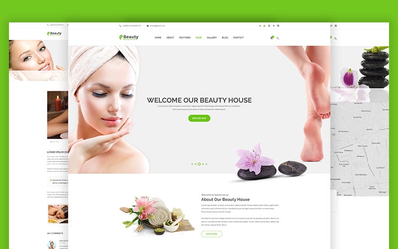 шаблон сайта health &amp; beauty