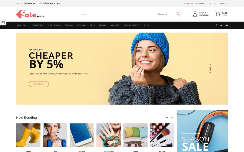 отличный магазин означает отличный выбор темы prestashop