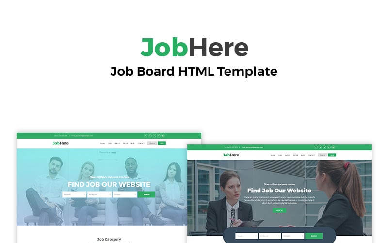 шаблон сайта job board