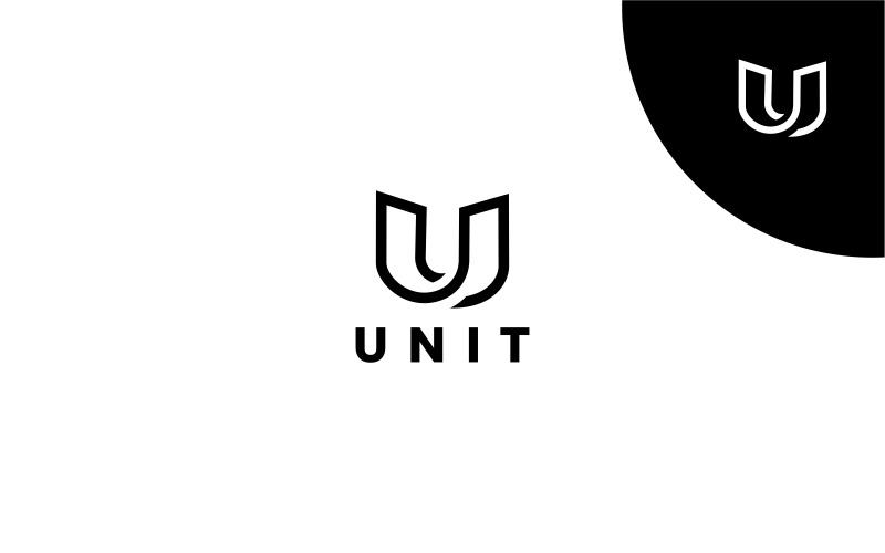 Download Шаблон логотипа "Letter U Logo Template" / Letter U Logo Template - Шаблон логотипа на тему графика ai app blue brand branding business company corporate eps hardware identity internet letter logo design logotype modern software system u,brand,branding,business,c,commercial,consulting,corpo