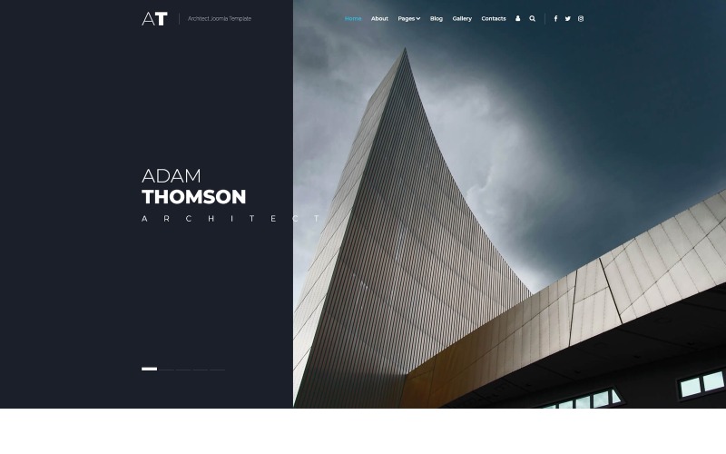 solid architecture agency joomla шаблон