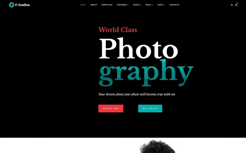 фотография wordpress elementor тема