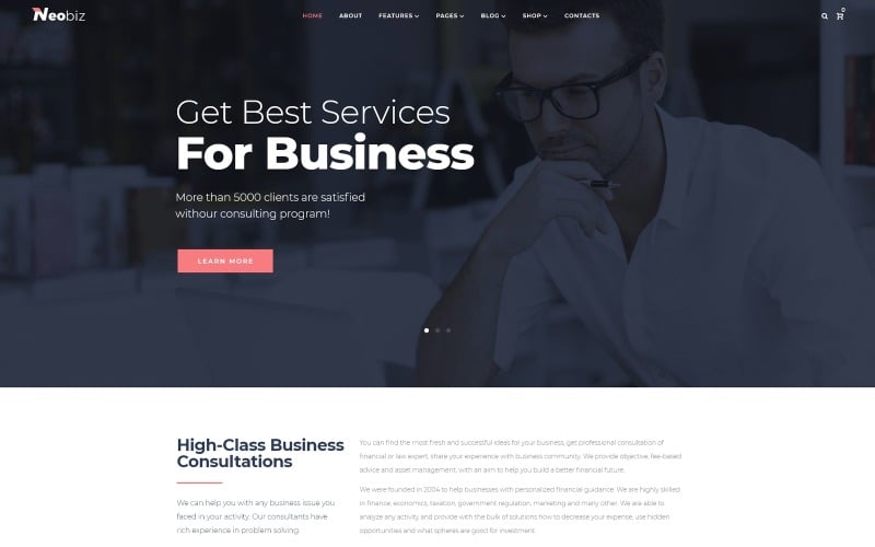 корпоративная тема wordpress elementor