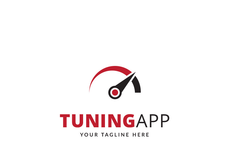 Download Шаблон логотипа "Tuning App Logo Template" / Tuning App Logo Template - Шаблон логотипа на тему графика app application auto automotive car garage hardware mechanic modern motion paint parts performance race racing road service shop software speed