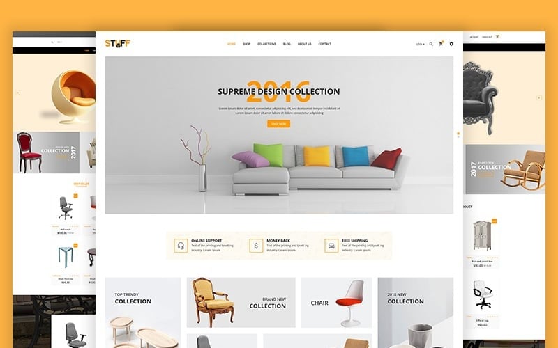 мебельная тема shopify