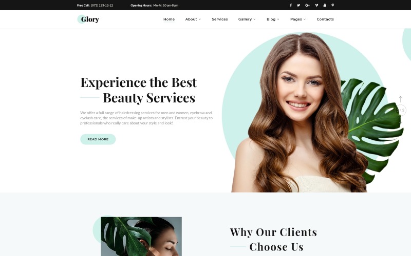 divine beauty salon многостраничный шаблон сайта