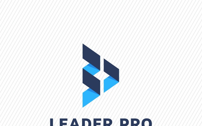 Download Шаблон логотипа "Leader Pro Arrows Logo Template" / Leader Pro Arrows Logo Template - Шаблон логотипа на тему графика abstract arrow business color colorful consultancy data design development game gaming global hash media professional software solution studio technologies technology