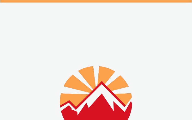 Download Шаблон логотипа "Mountains Logo Template" / Mountains Logo Template - Шаблон логотипа на тему графика air circle clean elite film health high internet landscape line logo mark meditation mind mountain nature plane relax reservation resort