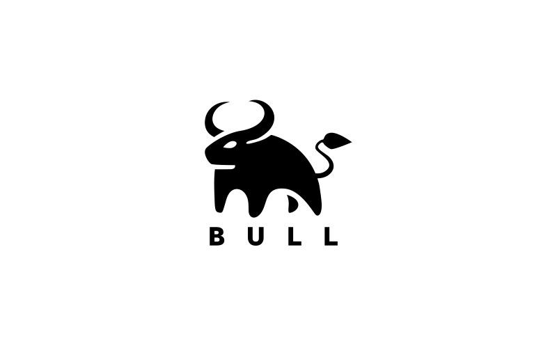 Download Шаблон логотипа "Bull Logo Template" / Bull Logo Template - Шаблон логотипа на тему графика animal black brand brave buffalo bull head bussines company elegant grand professional simple strenght strong wild sport finance invest web,buffalo,bull,head,logo,mark,business,charge,company