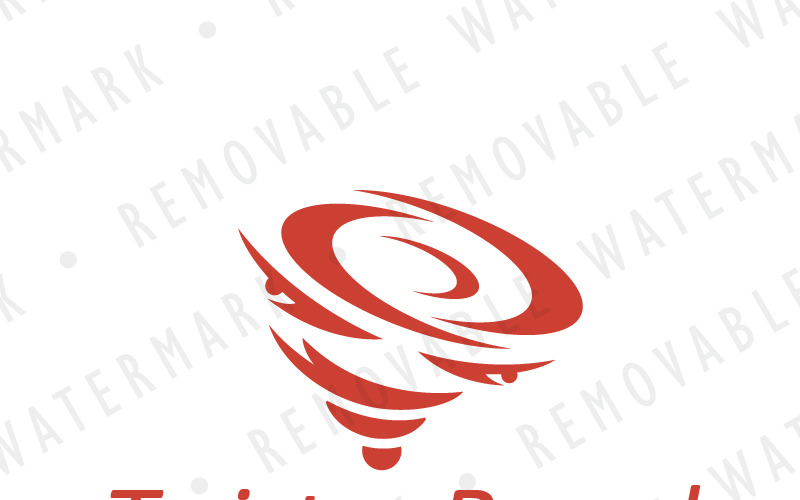 Download Шаблон логотипа "Raging Twister Logo Template" / Raging Twister Logo Template - Шаблон логотипа на тему графика mascot twister wind energy tornado storm speed vortex whirlwind character change cleaning wild devil logo design template entertainment power delivery
