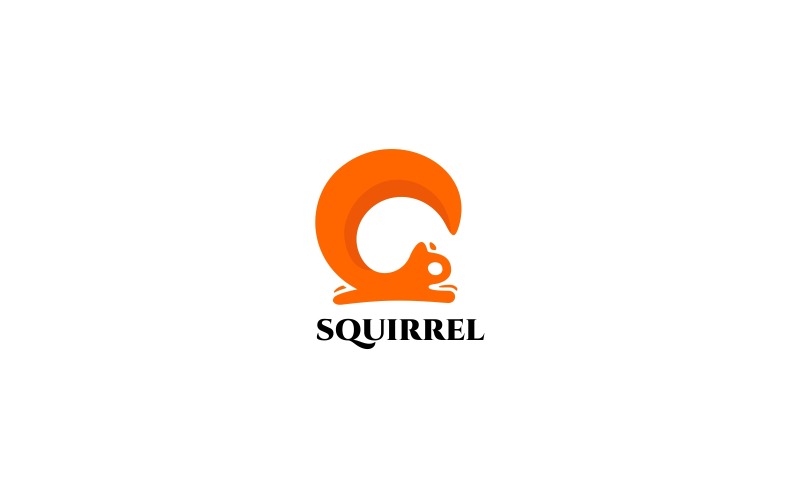 Download Шаблон логотипа "Squirrel Logo Template" / Squirrel Logo Template - Шаблон логотипа на тему графика abstract animal logo brand business colors squirrel company corporate creative food icon idea identity logo media modern nut nuts objects,animal,animals,care,lovely,pet,shop,squirrel,training