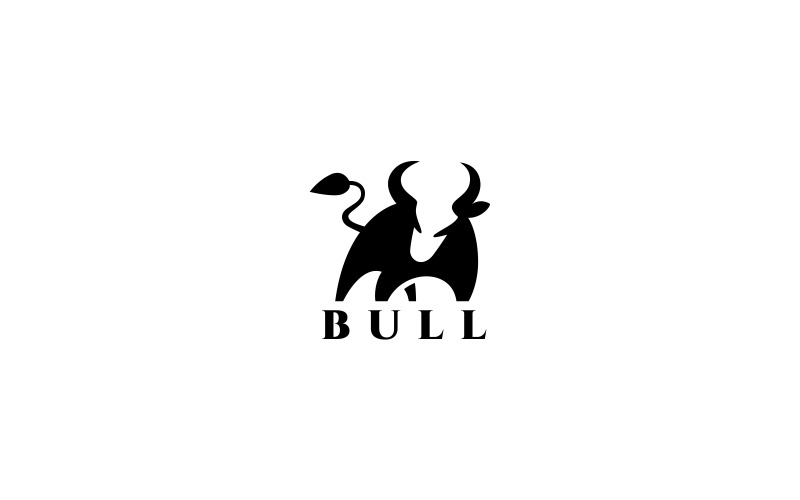 Download Шаблон логотипа "Bull Logo Template" / Bull Logo Template - Шаблон логотипа на тему графика sport finance invest action animal brand bull logo bullfight bully consultant consulting corporate expert ferocious fierce financial horn negativespace web-studio,buffalo,bull,head,logo,mark,