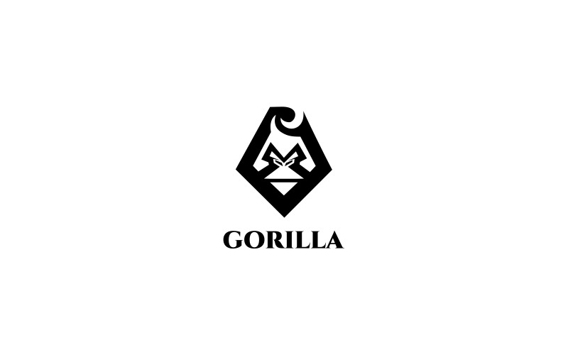 Download Шаблон логотипа "Gorilla Logo Template" / Gorilla Logo Template - Шаблон логотипа на тему графика animals gorilla gorillas king logos power simple strength strongth wild flat clean minimal angry animal ape boss brand cigar app,angry,animals,ape,boss,branding,cigar,cigarette,club,creative,