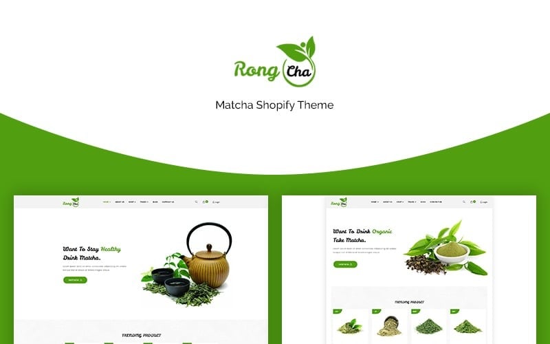 matcha shopify тема
