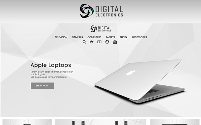 магазин цифровой электроники 1.7 prestashop тема