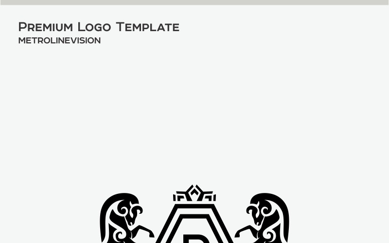 Download Шаблон логотипа "Royal Horses Logo Template" / Royal Horses Logo Template - Шаблон логотипа на тему графика royal real-estate finance classic horses abstract animal clothing dynamic elegant energy equestrian horse sports stylized royalty luxury hotel letter