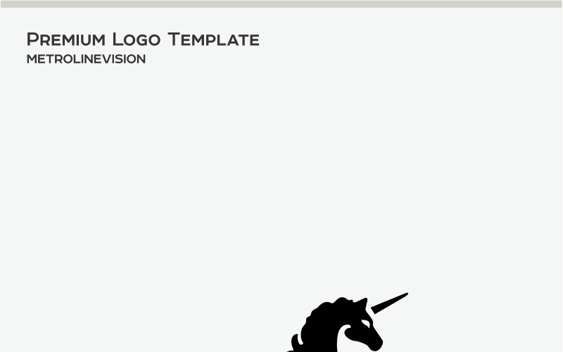 Download Шаблон логотипа "Unicorn Logo Template" / Unicorn Logo Template - Шаблон логотипа на тему графика finance foundation horse logo security strong unicorn animal black clean colour creative design elegant emblem energy eps exclusive fashion marketing
