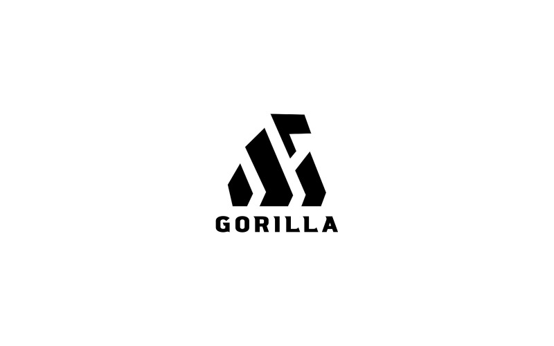 Download Шаблон логотипа "Gorilla Logo Template" / Gorilla Logo Template - Шаблон логотипа на тему графика black gorilla logo gorillas kingkong monkey power secure shillhouette silverback simple strong tech wild web sport app cool gym mascot,animals,gorilla,gorillas,king,logos,power,powerpoint,sim
