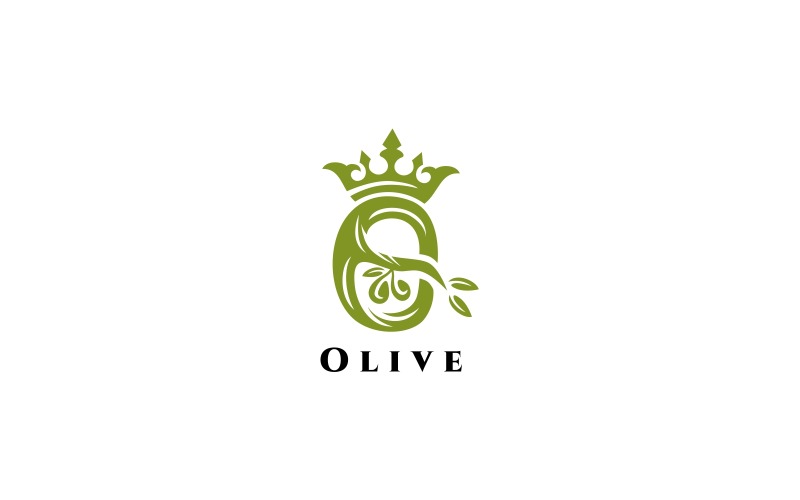 Download Шаблон логотипа "Olive Logo Template" / Olive Logo Template - Шаблон логотипа на тему графика agency brand branding corporate design designer favicon icon identity initial letter logo logotype monogram monotype o personal photographer photography studio,king,crown,olive,o,letter,monog