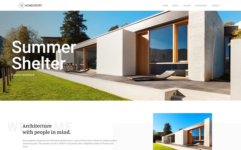 роскошная недвижимость wordpress elementor theme