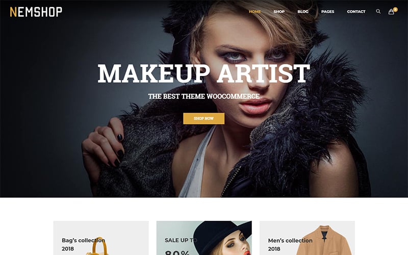 nemshop – отзывчивая тема wordpress woocommerce