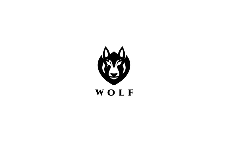 Download Шаблон логотипа "Wolf Logo Template" / Wolf Logo Template - Шаблон логотипа на тему графика animal animal logo branding club company dog elegant head jungle logo pets power royal sport strength strong vector wild wolf,animal,animals,branding,club,company,dog,elegant,head,jungle,logo