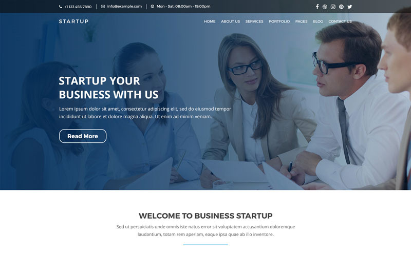Download PSD шаблон "STARTUP - Business, Consulting & Corporate PSD Template" / STARTUP - Business, Consulting & Corporate PSD Template - Адаптивный PSD шаблон на тему консалтинг agency blog business consulting consultation clean corporate creative multipurpose portfolio psd-template advisory finance accountants professional-services psd responsive creative-business e