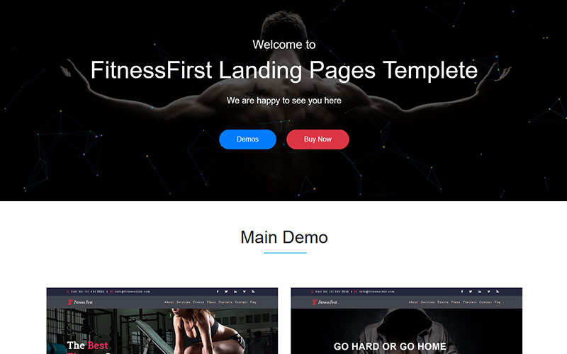 html5 landing page tempalte landing page template