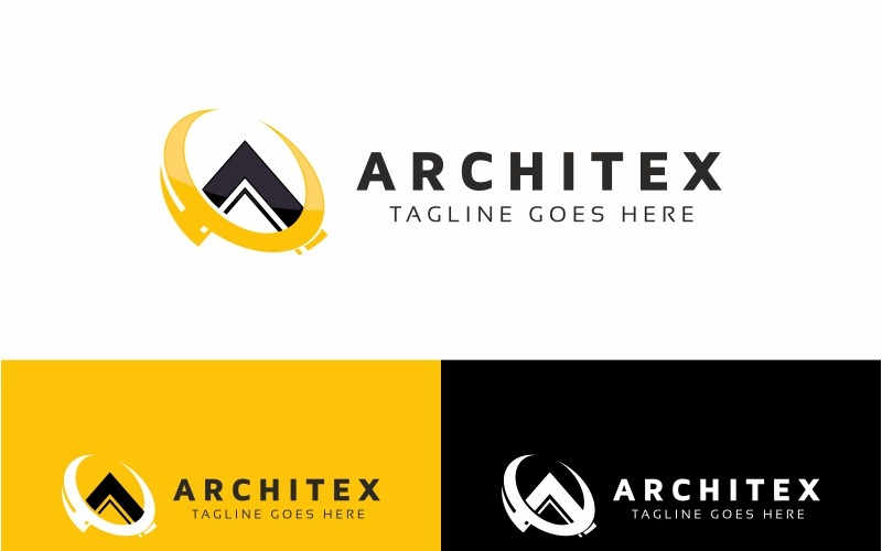 Download Шаблон логотипа "Architex Logo Template" / Architex Logo Template - Шаблон логотипа на тему графика a a letter abstract architectural architecture brand bridge building business connect connection construction creative engineer graphic identity illustrator logo design