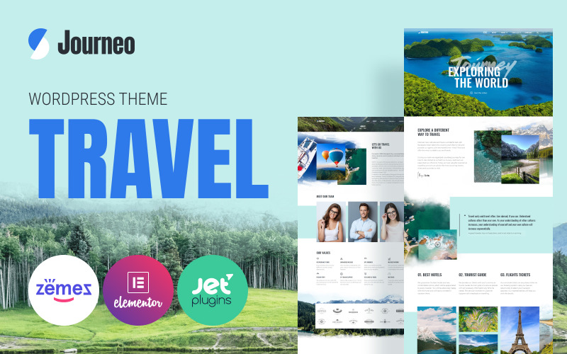туристическое агентство wordpress elementor theme
