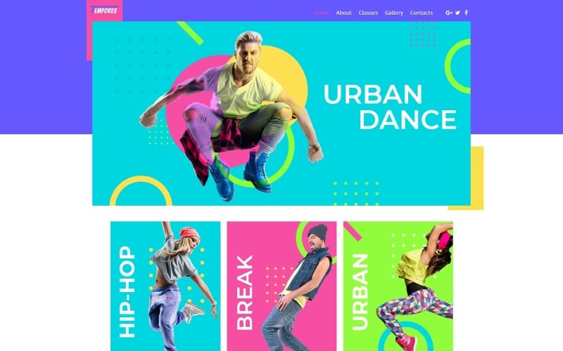 Street Dance WordPress Elementor Theme
