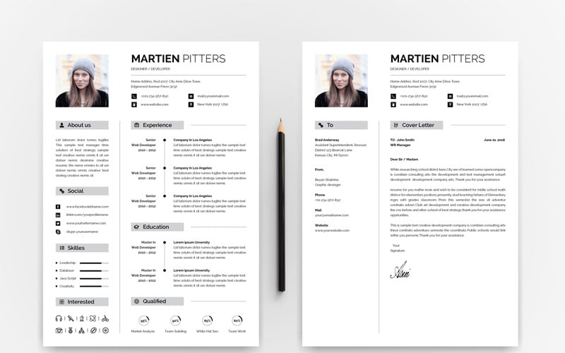 Download Бандл креативных шаблонов резюме 10 в 1 / 10 IN 1 Professinol Creative Resume Bundle - Бандл на тему графика resume cv clean creative word infographic modern professional student mac pages manager template bankers doctors job seekers resume bundle