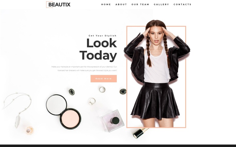 шаблон целевой страницы wordpress beauty elementor