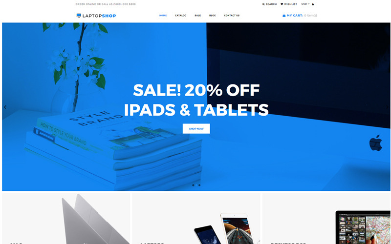 тема laptopshop shopify