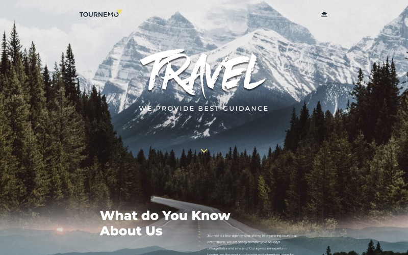 travel elementor wordpress шаблон целевой страницы