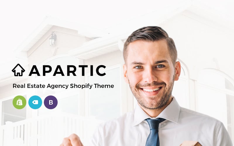 apartic недвижимость shopify тема