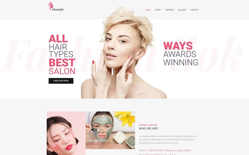 салон красоты wordpress elementor theme