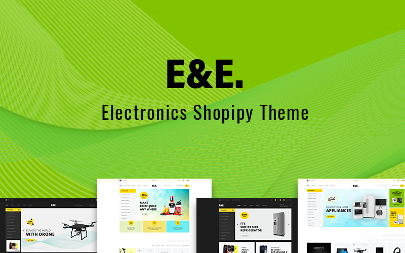 тема electronics shopify