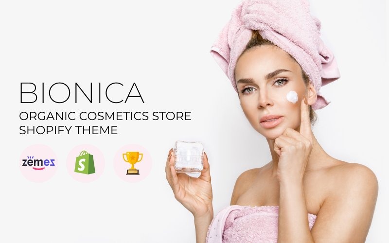 магазин органической косметики shopify тема