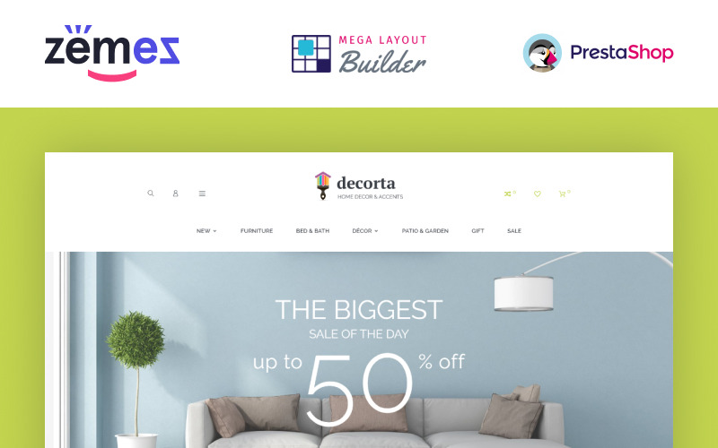 мебельный магазин prestashop тема