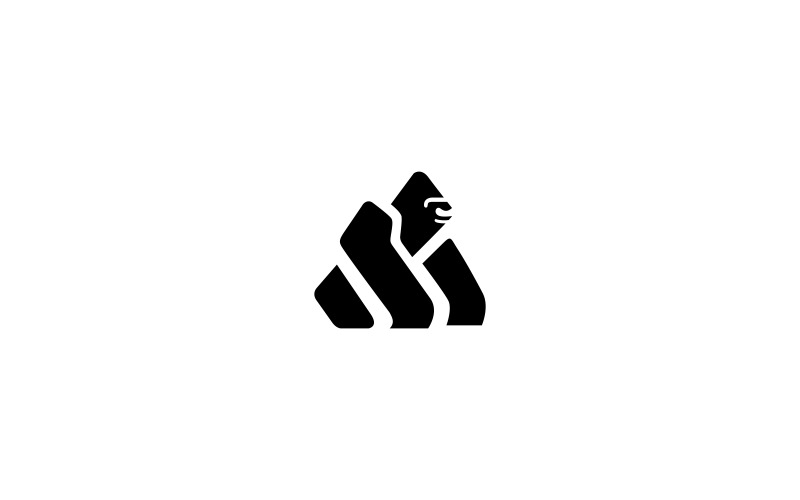Download Шаблон логотипа "Gorilla Logo Template" / Gorilla Logo Template - Шаблон логотипа на тему графика animals gorilla gorillas king logos power powerpoint simple strength strongth wild sport mimimal mascot iconic,gorilla,powerful,minimal,simple,cool,unique,business,creative,design,animal,ape,