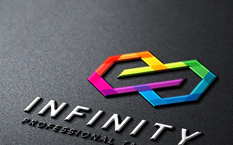 Download Шаблон логотипа "Infinity Logo Template" / Infinity Logo Template - Шаблон логотипа на тему графика administrative agency belief bold branding business colorful communication company consult logo consulting corporate creative endless full color human infinity law