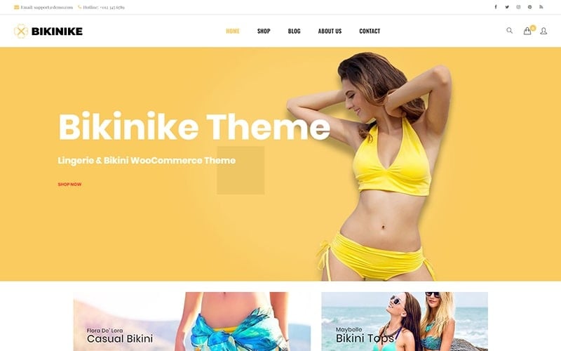 тема woocommerce lingerie &amp; bikini
