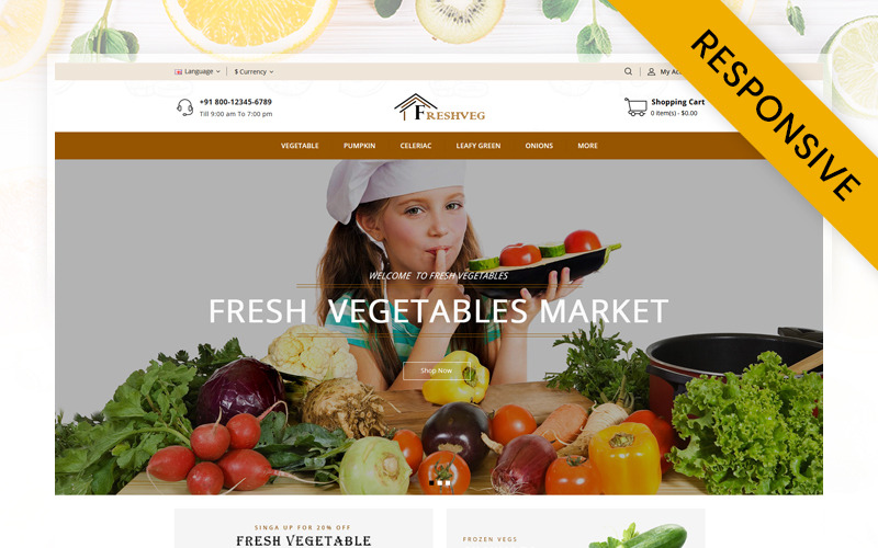 шаблон opencart овощехранилища